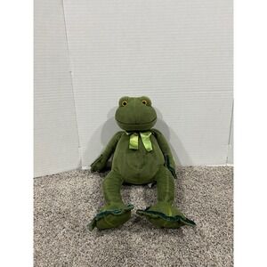 Plush Frog Russ Berrie Kids Green Excellent Pheebs Stuffed Animal Toy